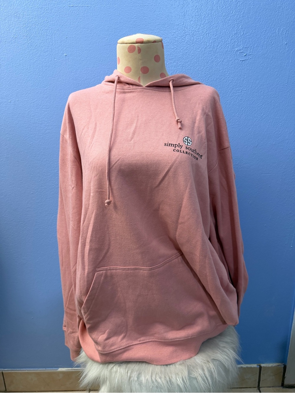 Simply Southern Dusty Pink Hoodie Sweatshirt
